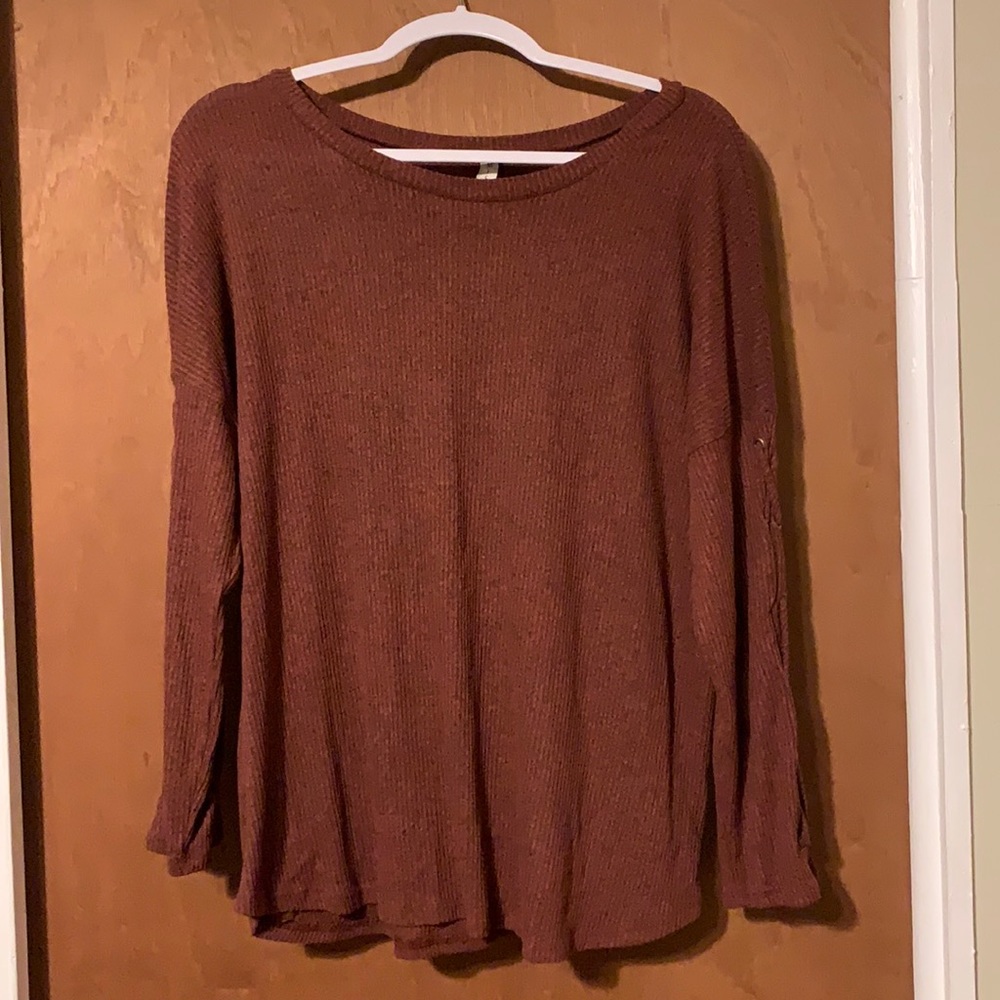 Cross detail sweater